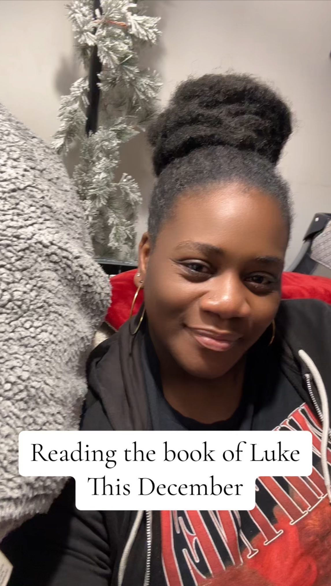 Start reading the book of Luke TODAY and Christmas Eve you’ll wrap the gift of Jesus’ birth and glorious excitement of His second coming. #tobepraised 🐝 #christmas #advent #biblereading